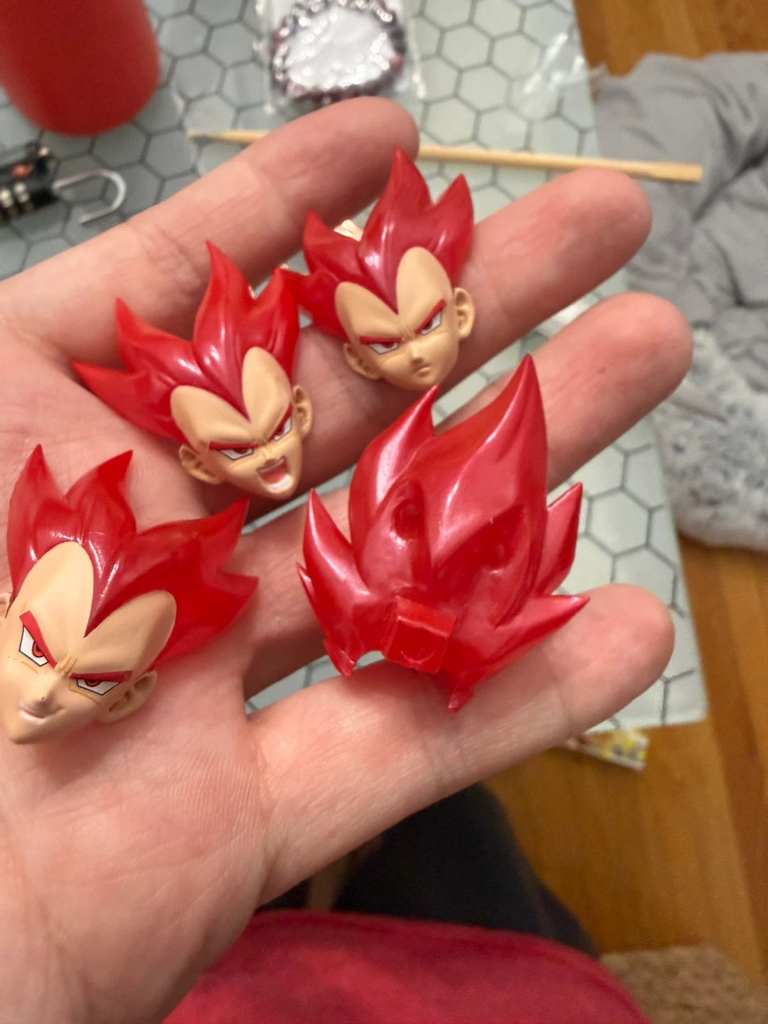 Dragon Ball Vegeta S.H.Figuarts Head Parts