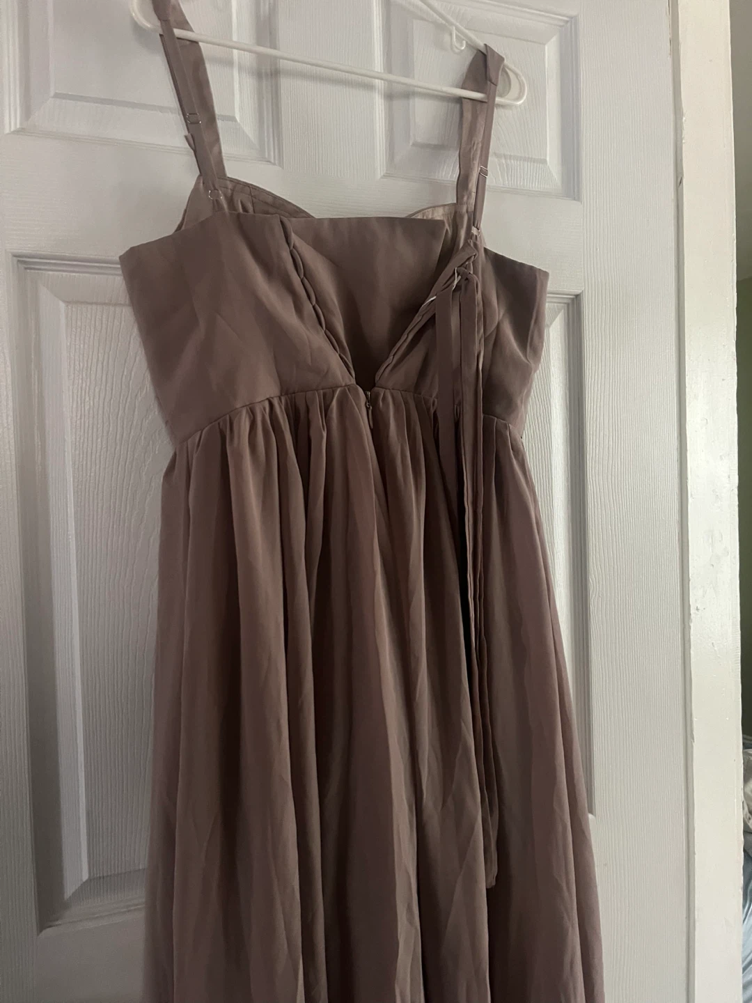 Mauve Chiffon Maxi Dress - photo 3