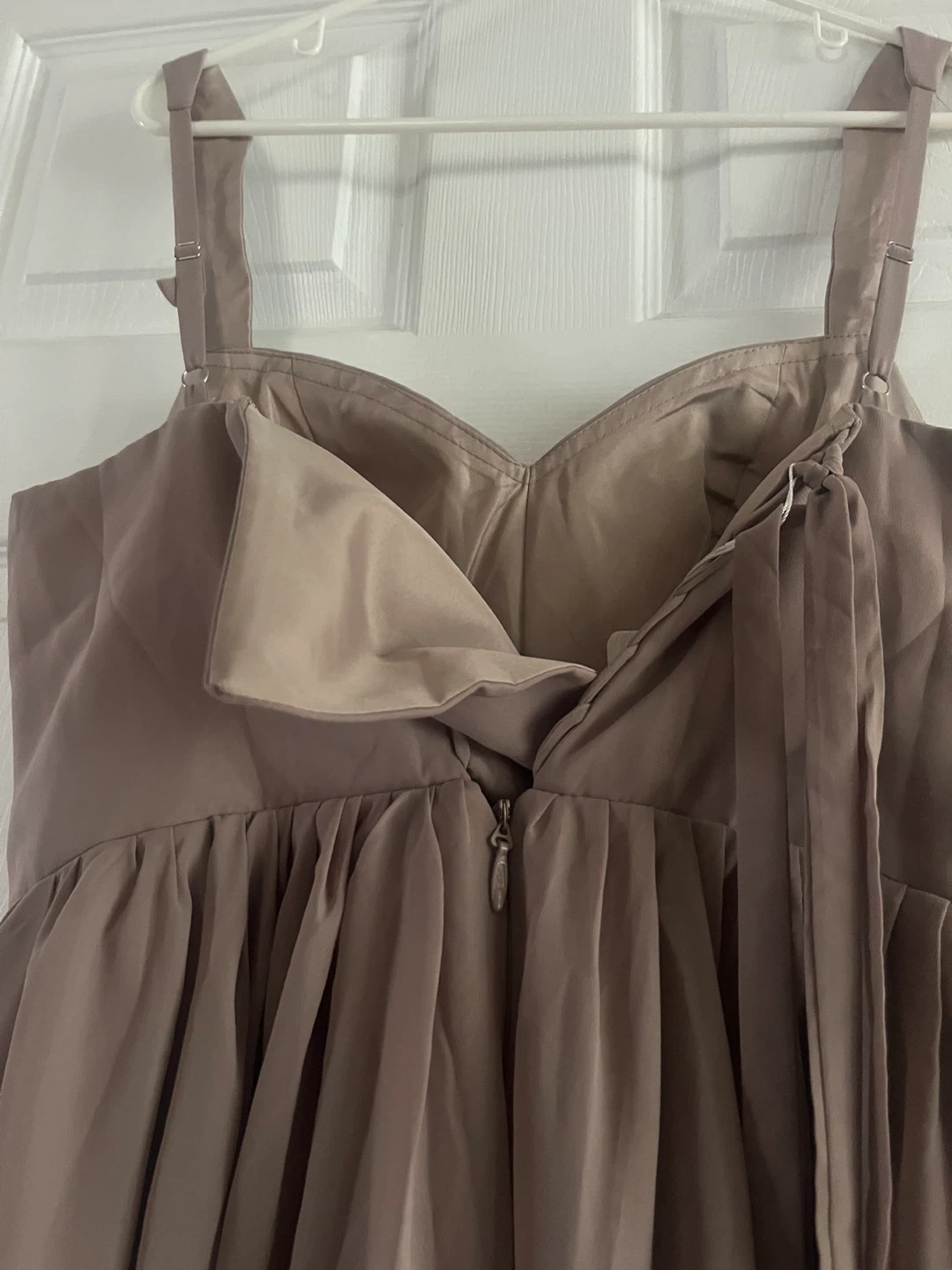 Mauve Chiffon Maxi Dress - photo 5