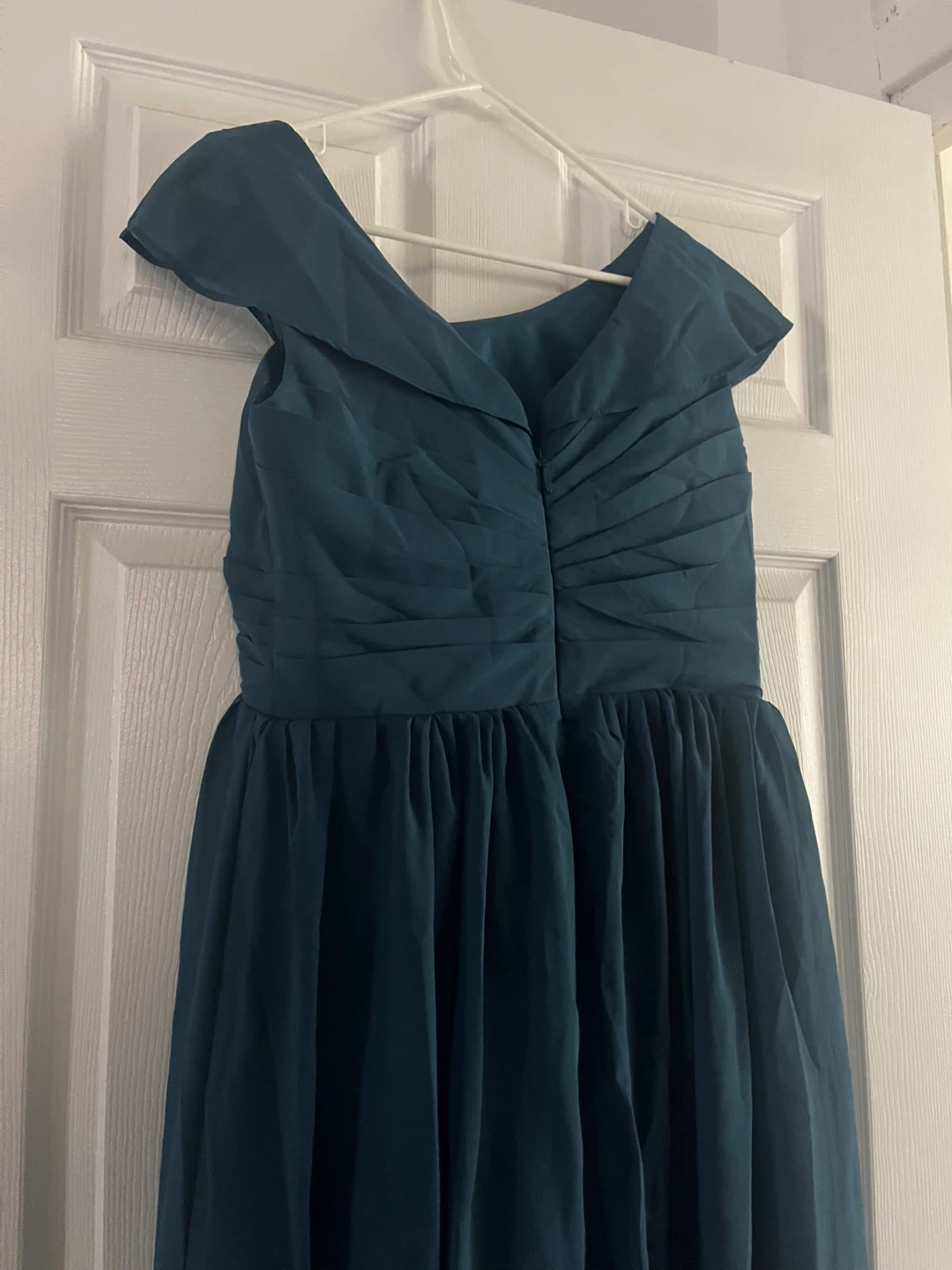 Dark Teal Off-the-Shoulder Formal Dress - photo 3