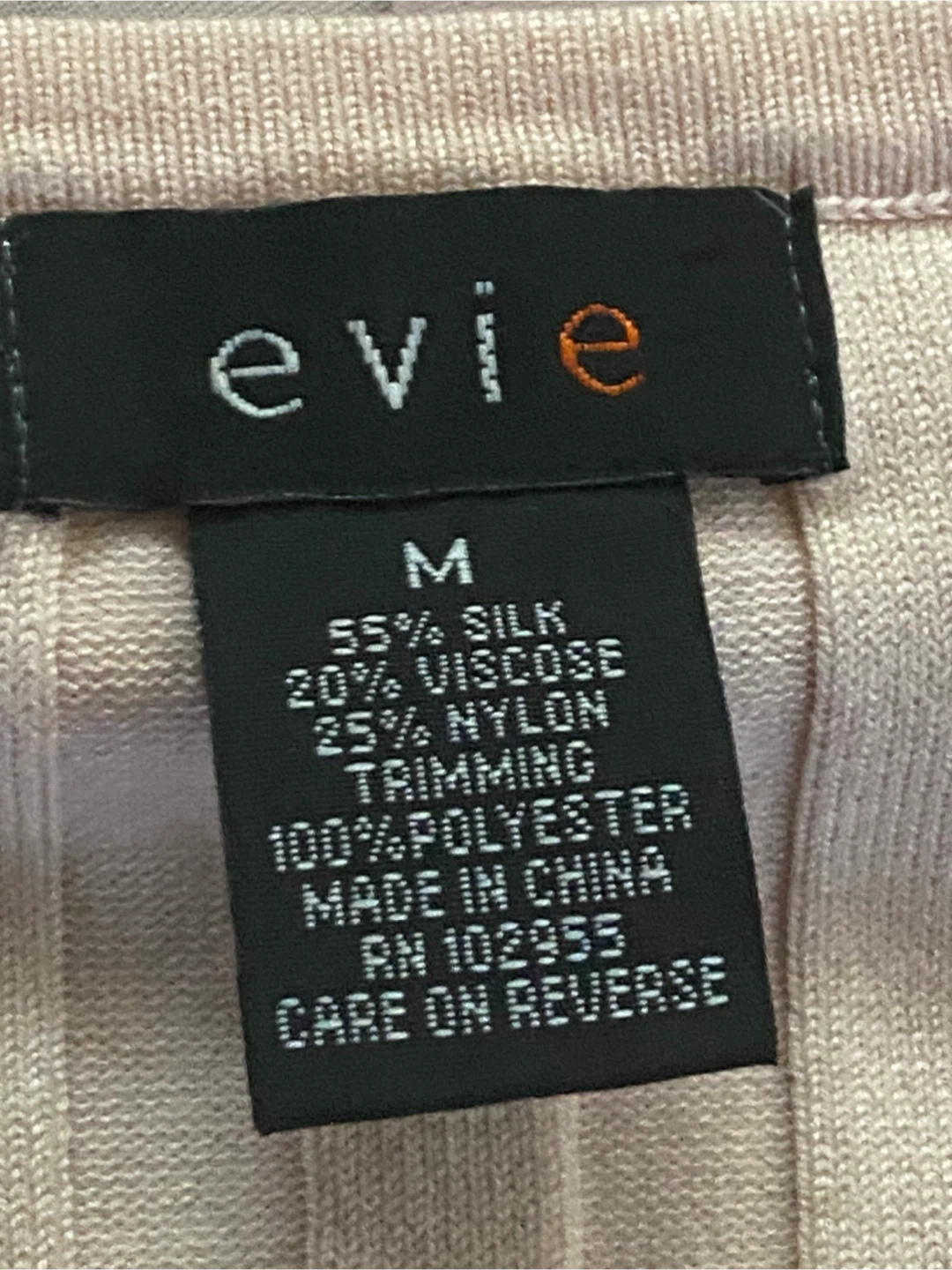 Evie pink silk-blend ribbed long sleeve top - photo 3