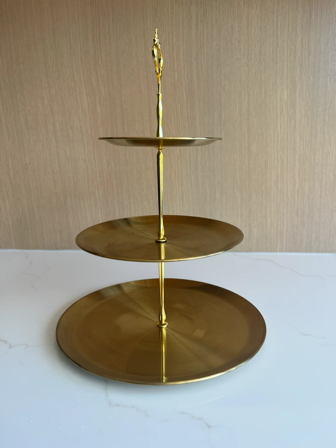 3-Tier Gold Dessert Stand
