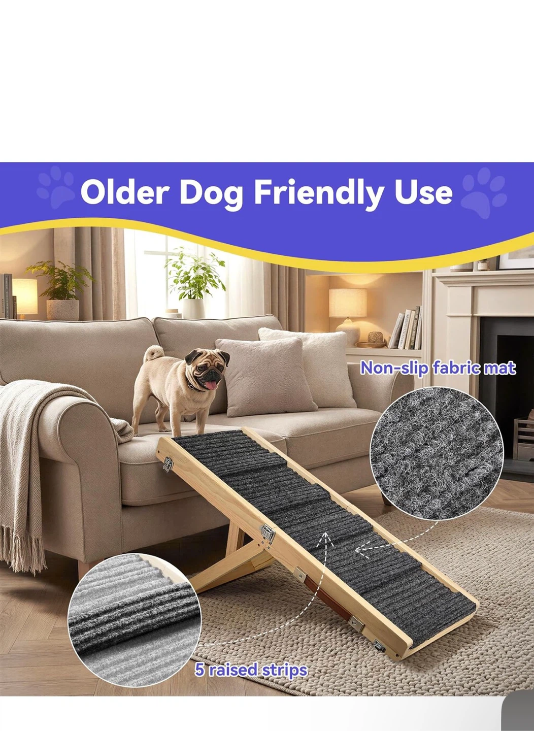 Pawaboo Adjustable Pet Ramp - photo 2
