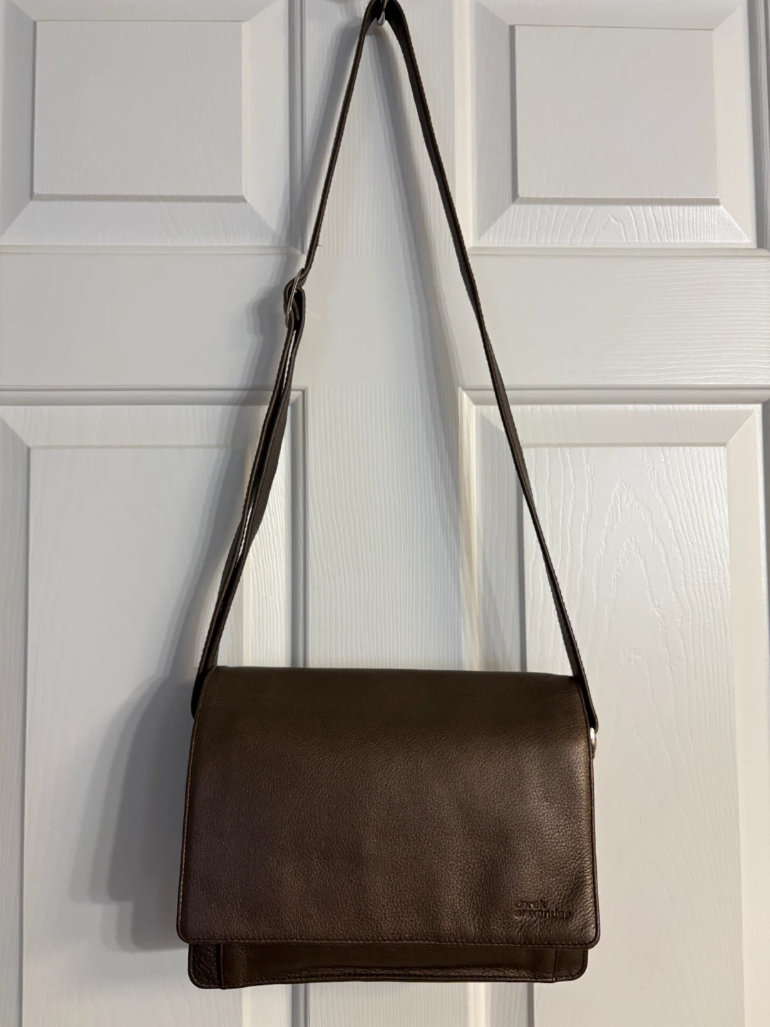 Derek Alexander Leather Flashback Classic Flap Organizer Bag