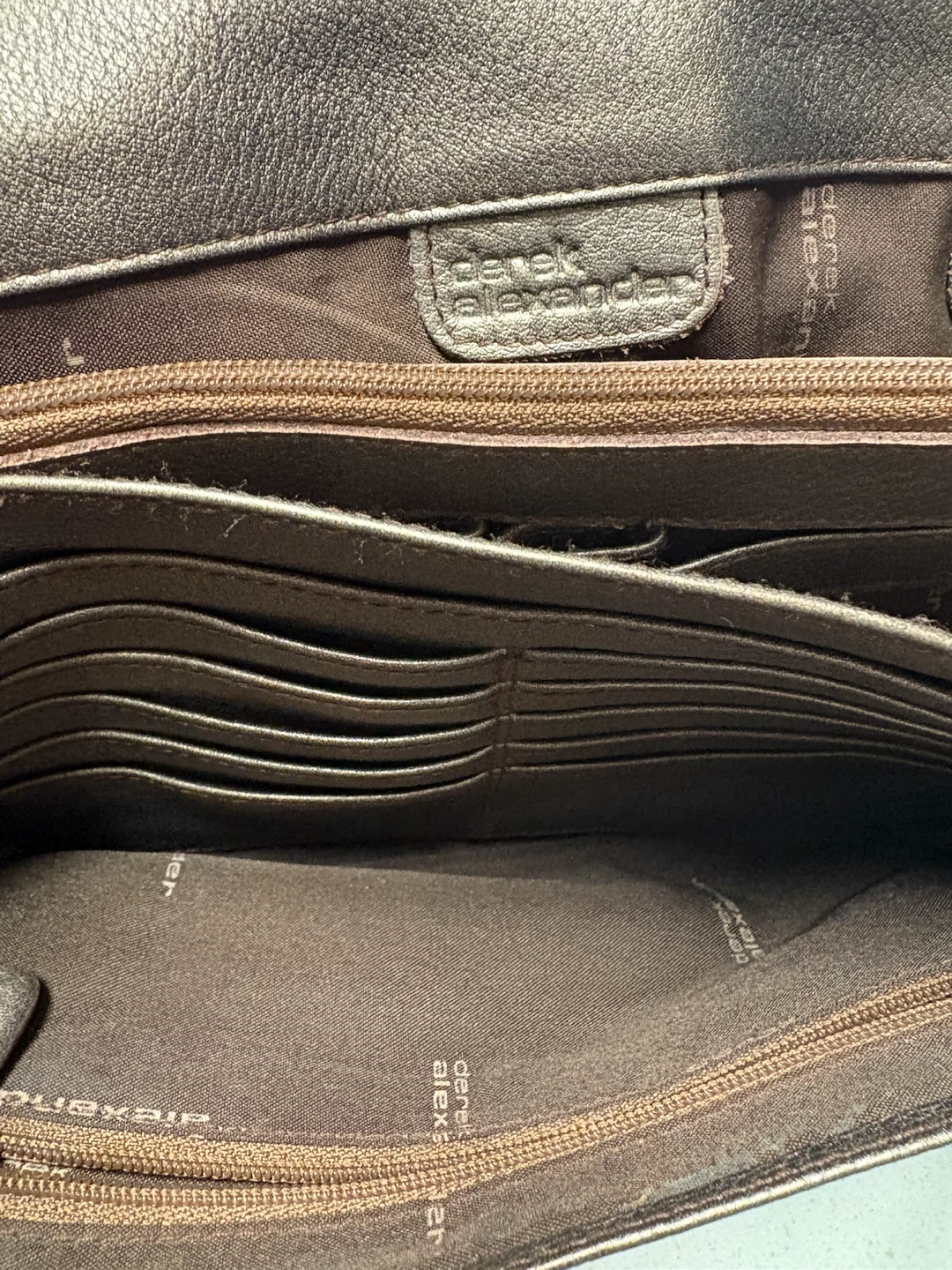 Derek Alexander Leather Flashback Classic Flap Organizer Bag - photo 4
