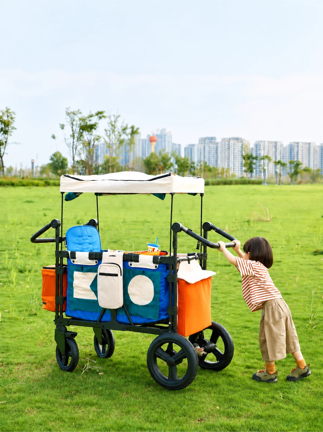 Camping Wagon with Canopy