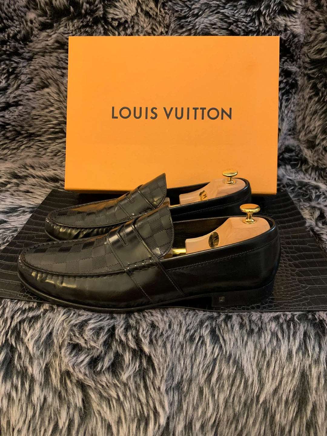 Louis Vuitton Damier Infini Loafers - photo 4