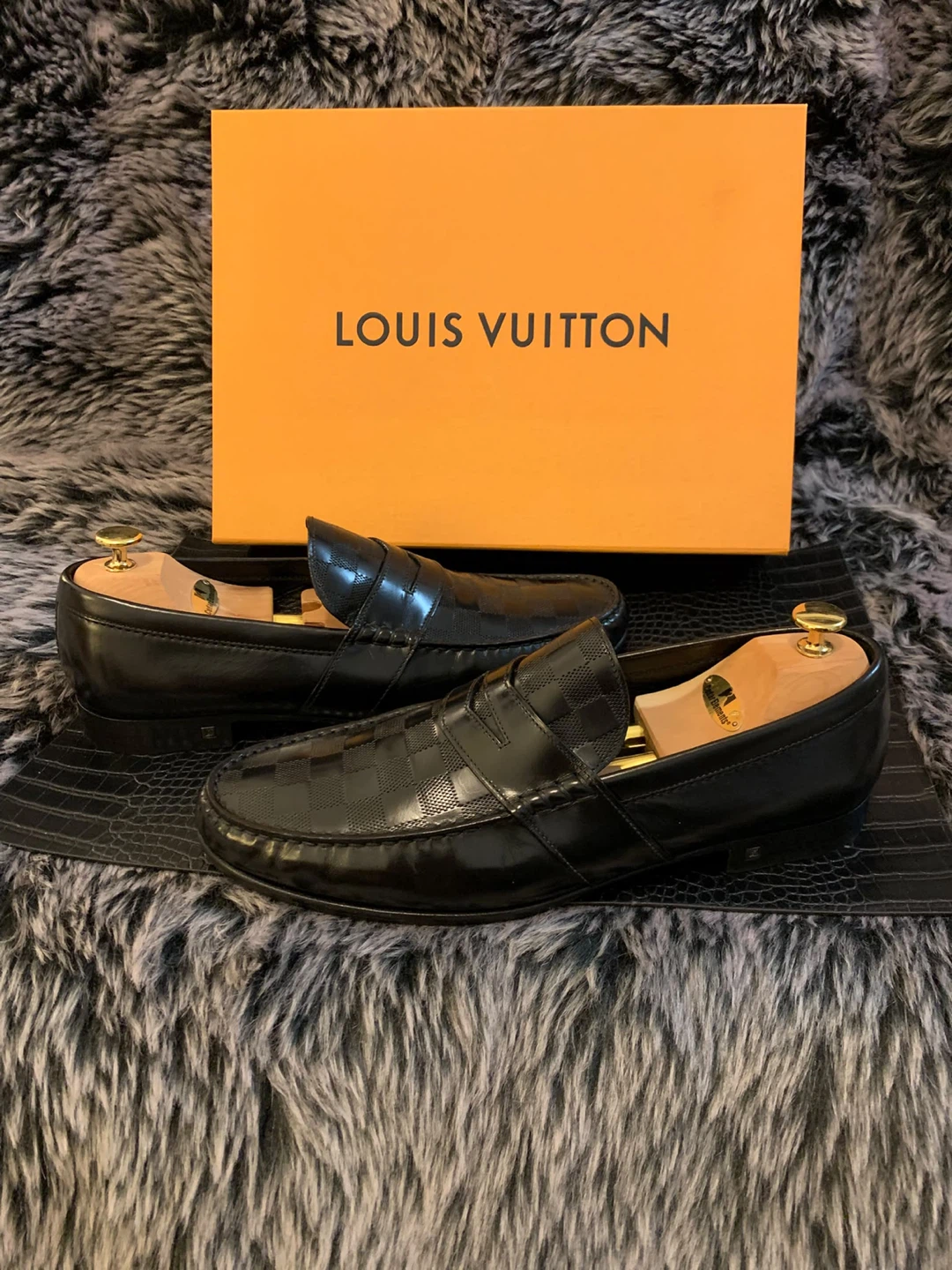 Louis Vuitton Damier Infini Loafers - photo 5