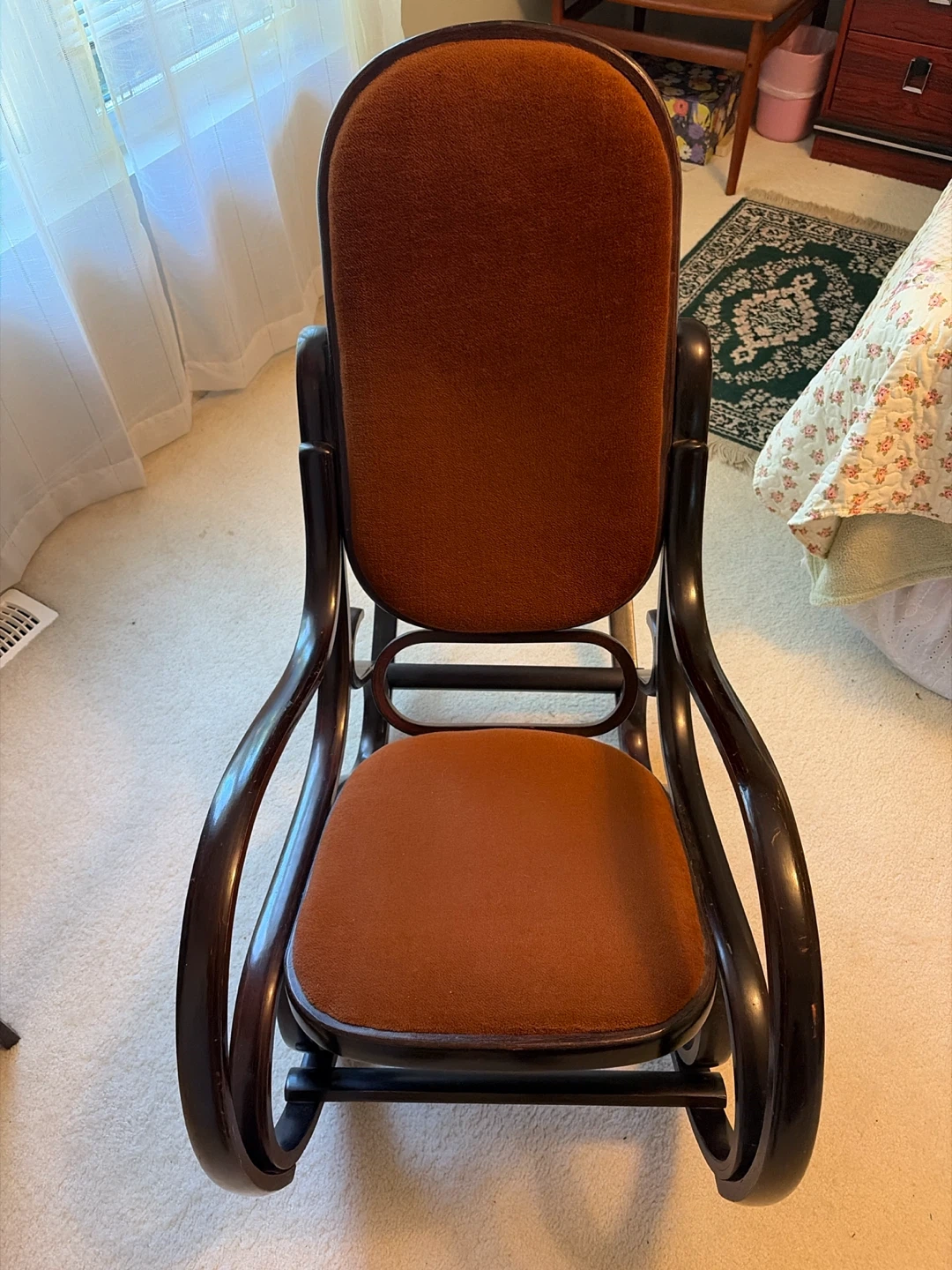 Vintage Bentwood Rocking Chair - photo 2