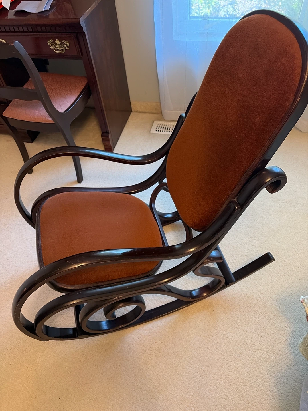 Vintage Bentwood Rocking Chair - photo 3