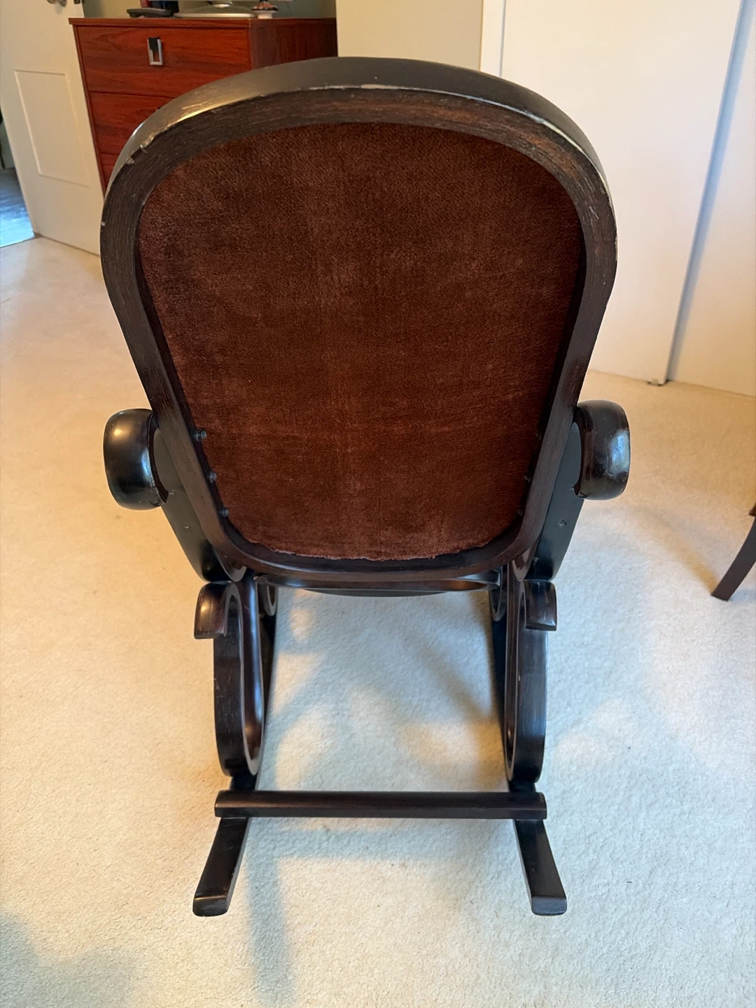 Vintage Bentwood Rocking Chair - photo 4