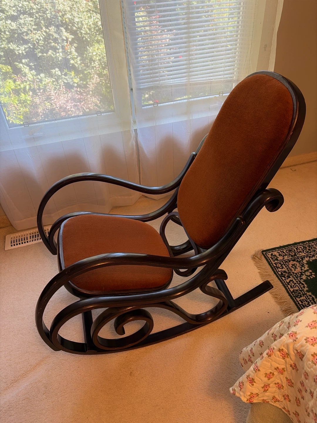 Vintage Bentwood Rocking Chair - photo 5