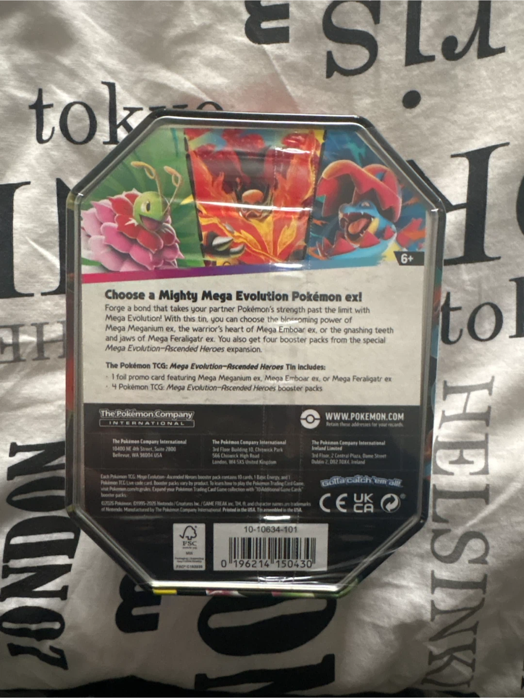 Pokemon TCG Mega Evolution-Ascended Heroes Tin - photo 2