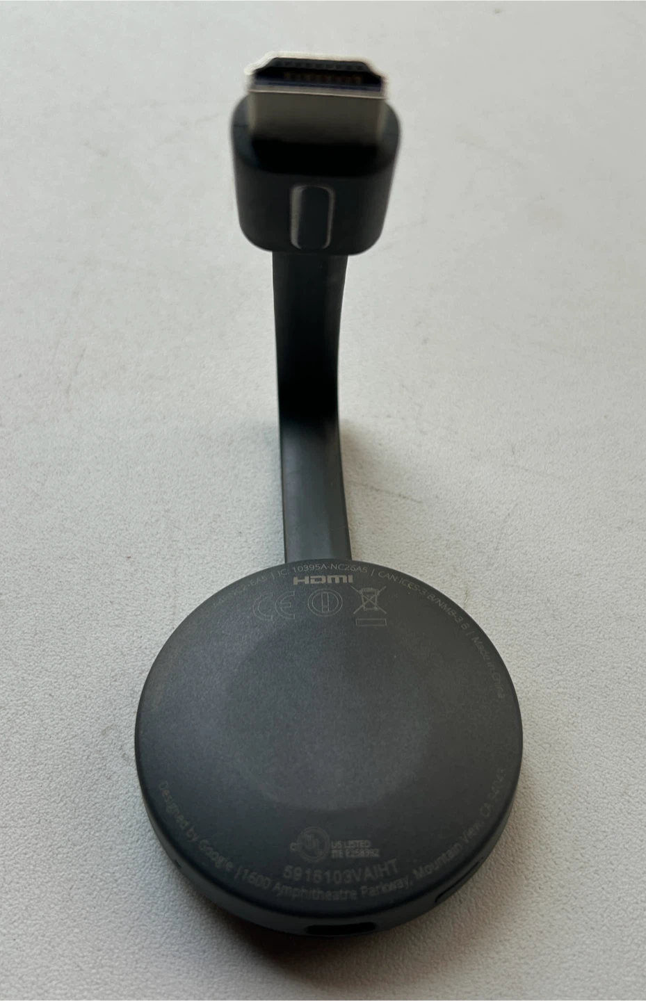 Google Chromecast Model NC2-6A5 - photo 3