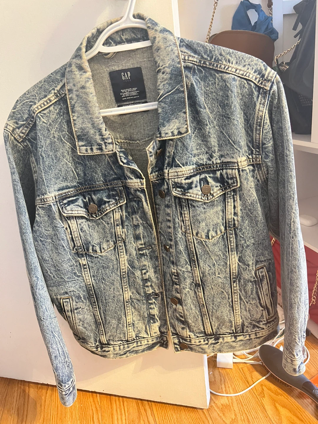 Gap Teen Acid Wash Denim Jacket