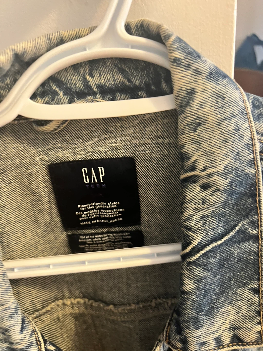 Gap Teen Acid Wash Denim Jacket - photo 3