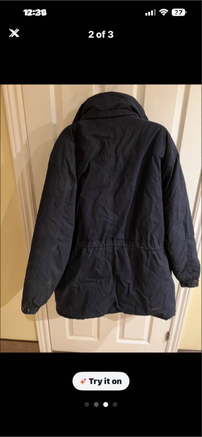 Navy Blue Winter Jacket Size XL - photo 2