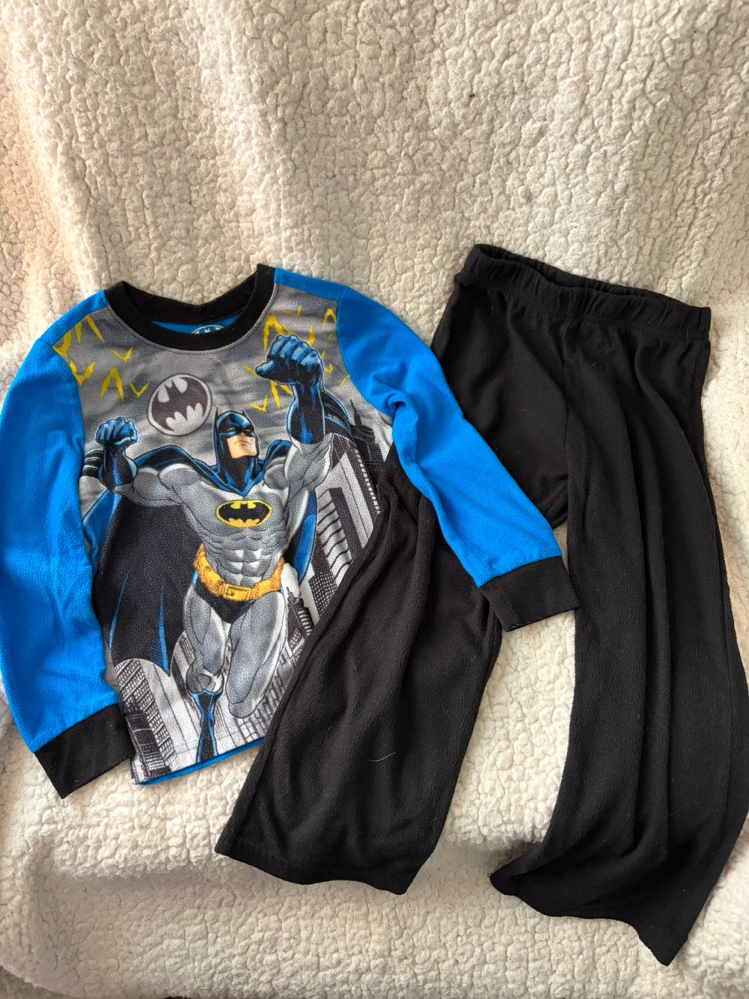 Batman Boys Pajama Set Size 4/5