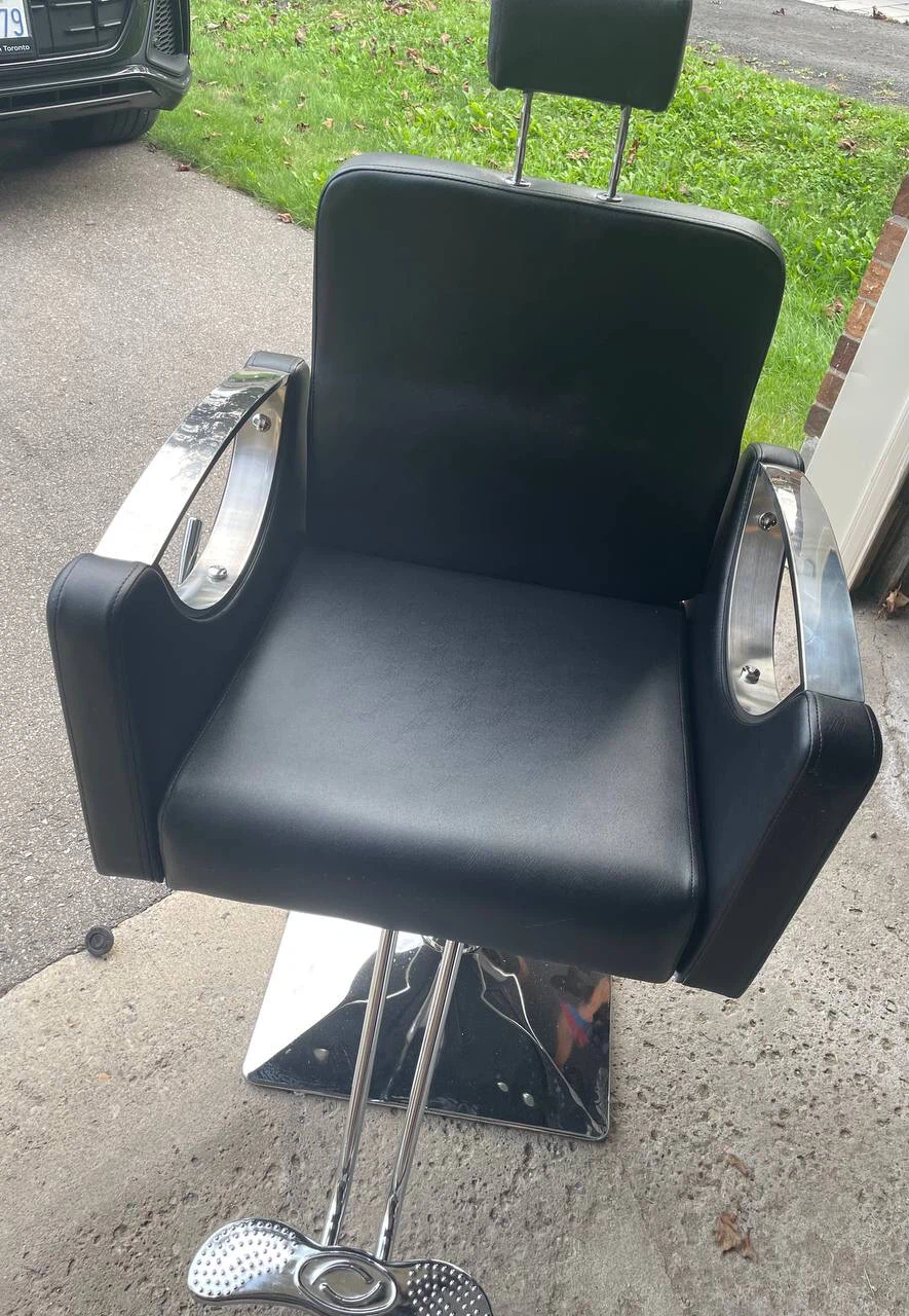 Black Hydraulic Barber Chair - photo 2
