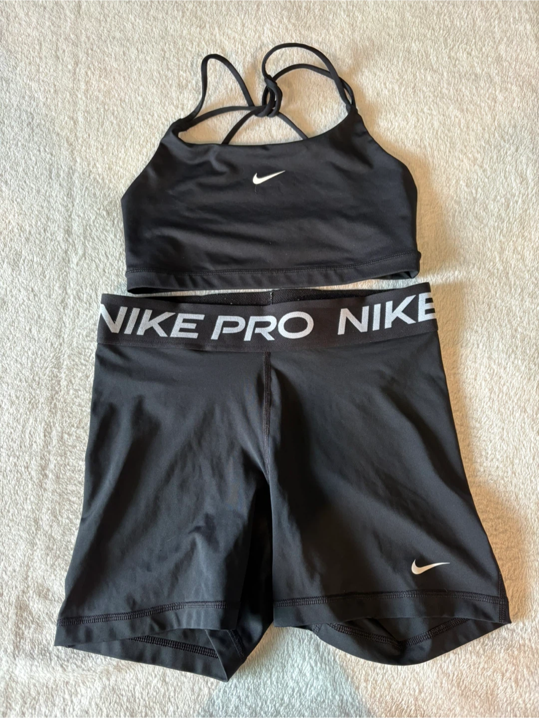 Nike Pro Black Matching Set