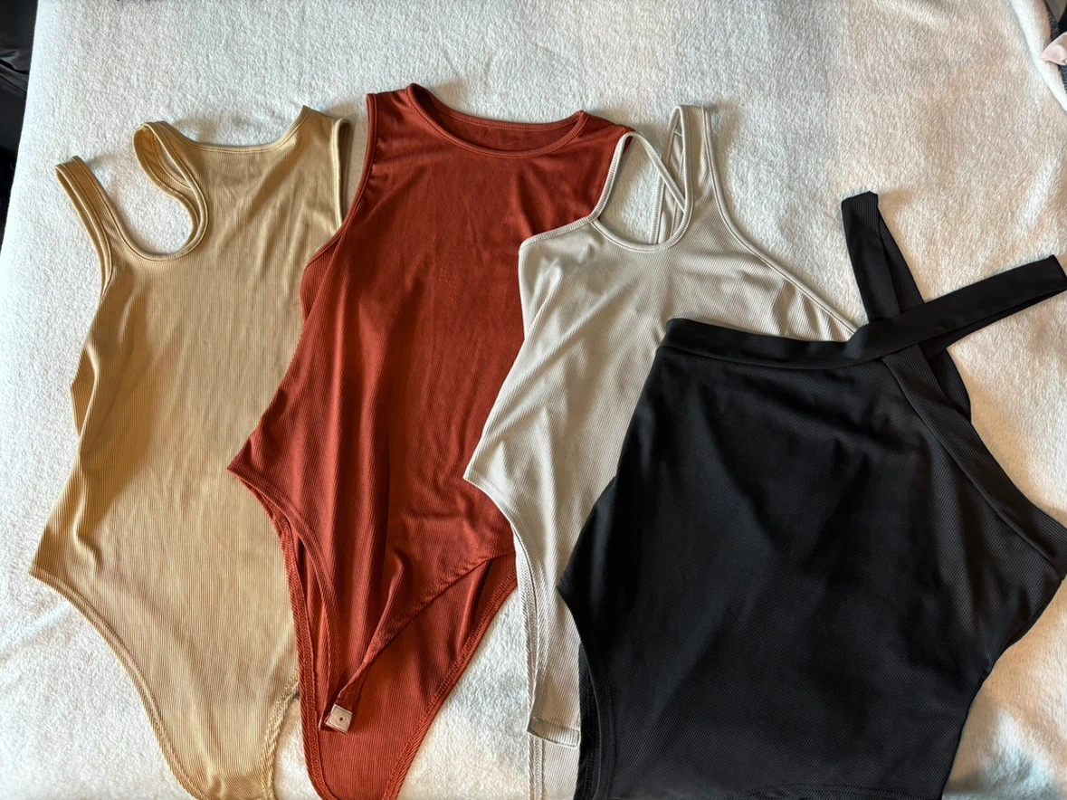 Set of 4 SHEIN Bodysuits