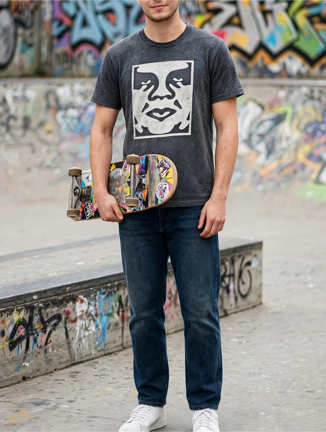 Obey Graphic T-Shirt - photo 3