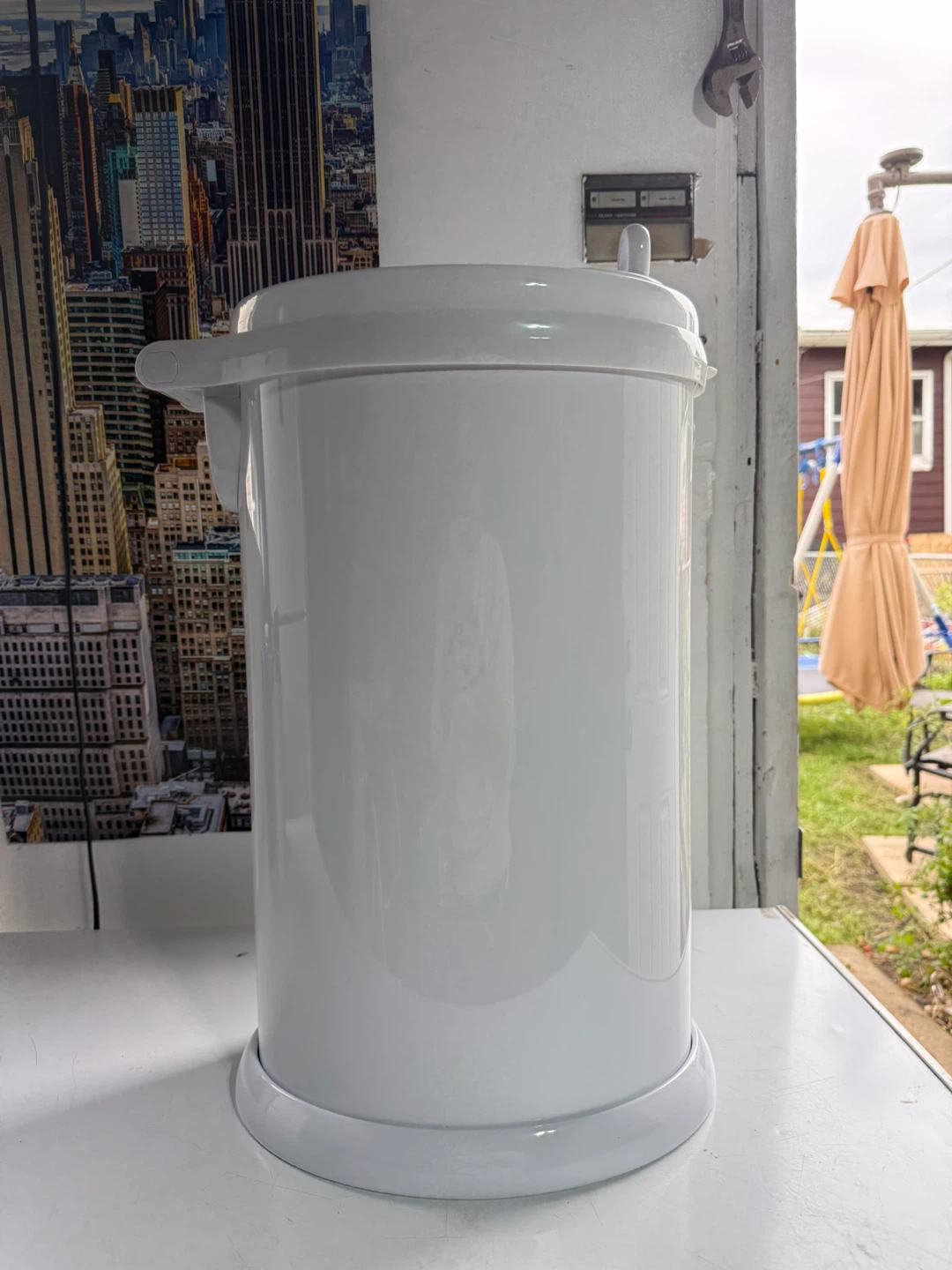 Ubbi Stainless Steel Diaper Pail - photo 3