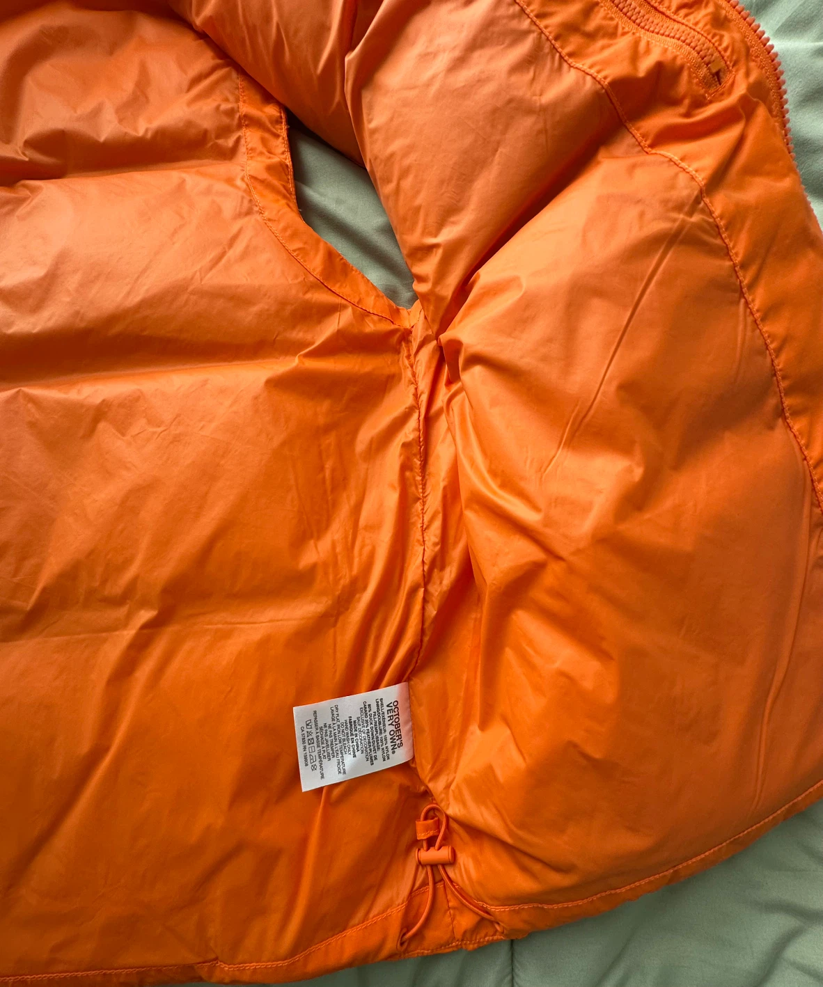 October's Very Own OVO Puffer Vest - Orange - photo 4