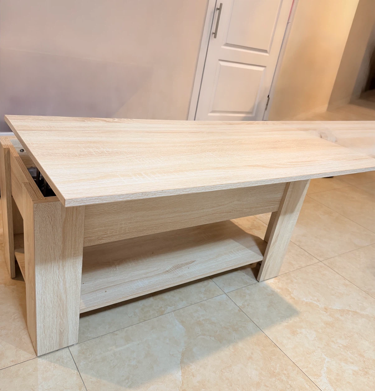 Lift Top Coffee Table with Storage - photo 2
