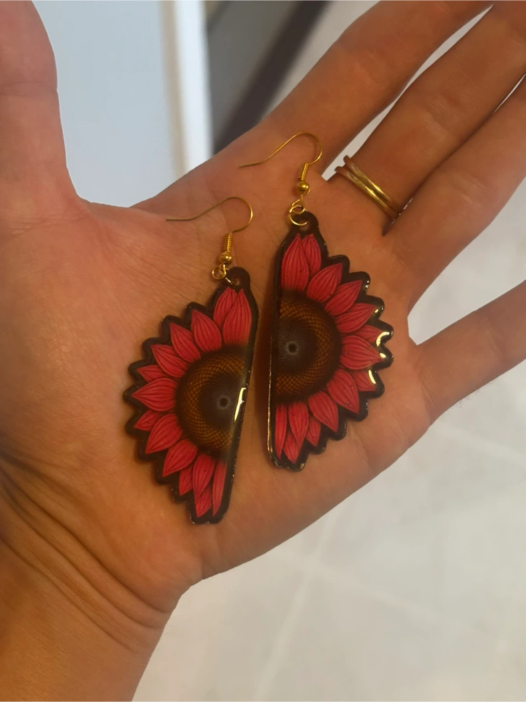 Sunflower Earrings - photo 2