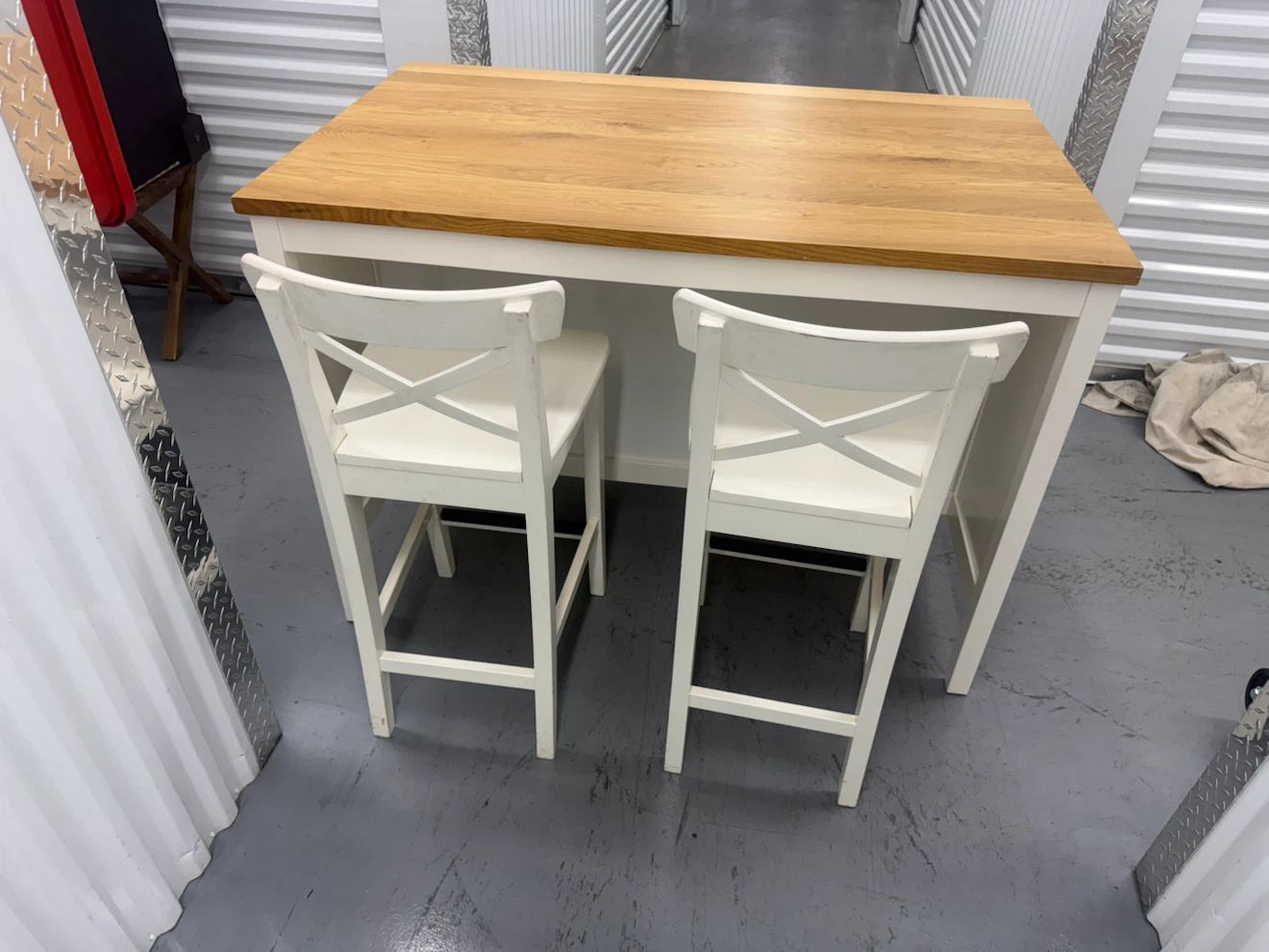 IKEA Vadholma Kitchen Island with Chairs - photo 4