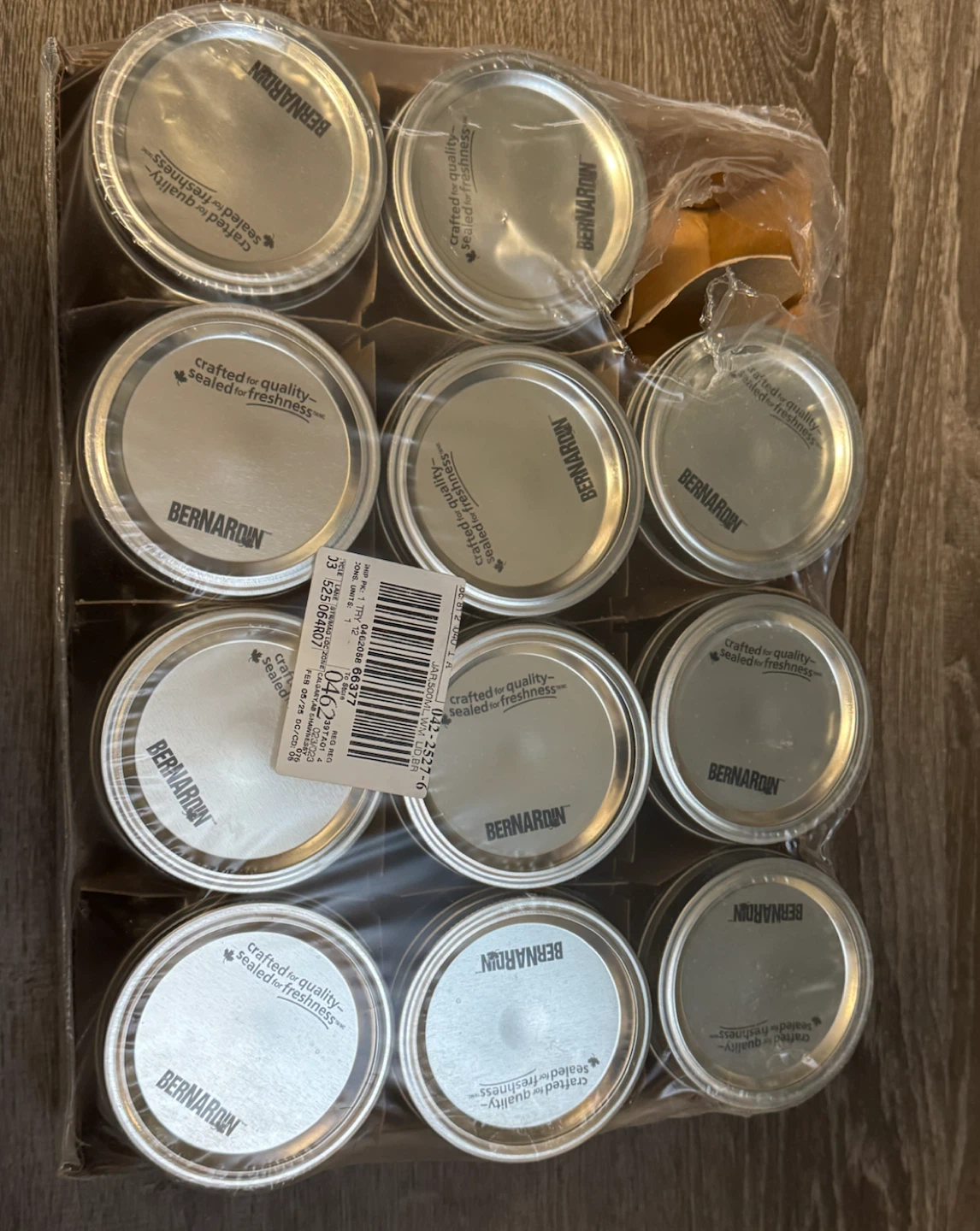 Bernardin Decorative 500ml Mason Jars 11 pieces
