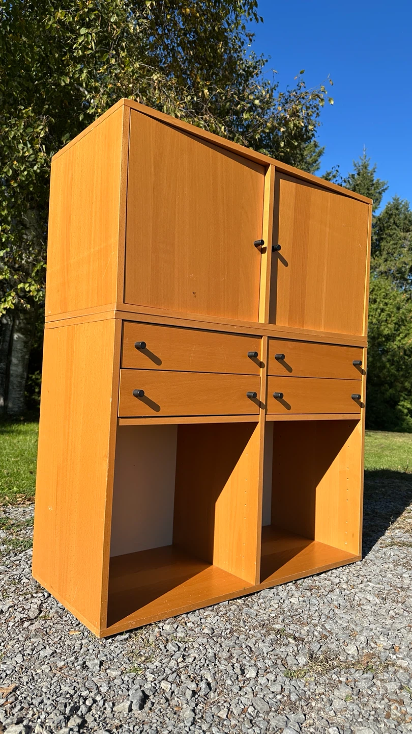 Vintage MCM Style Modular Storage Cabinet (CAN DELIVER) - photo 2