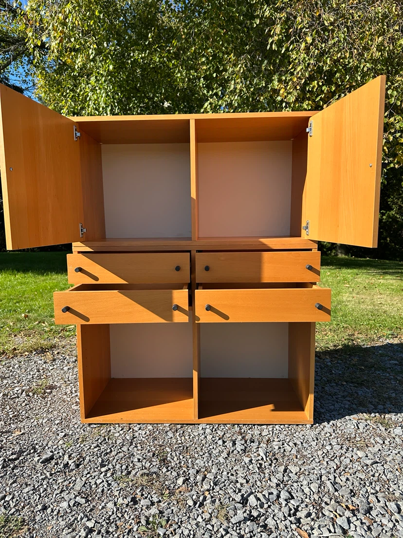 Vintage MCM Style Modular Storage Cabinet (CAN DELIVER) - photo 3