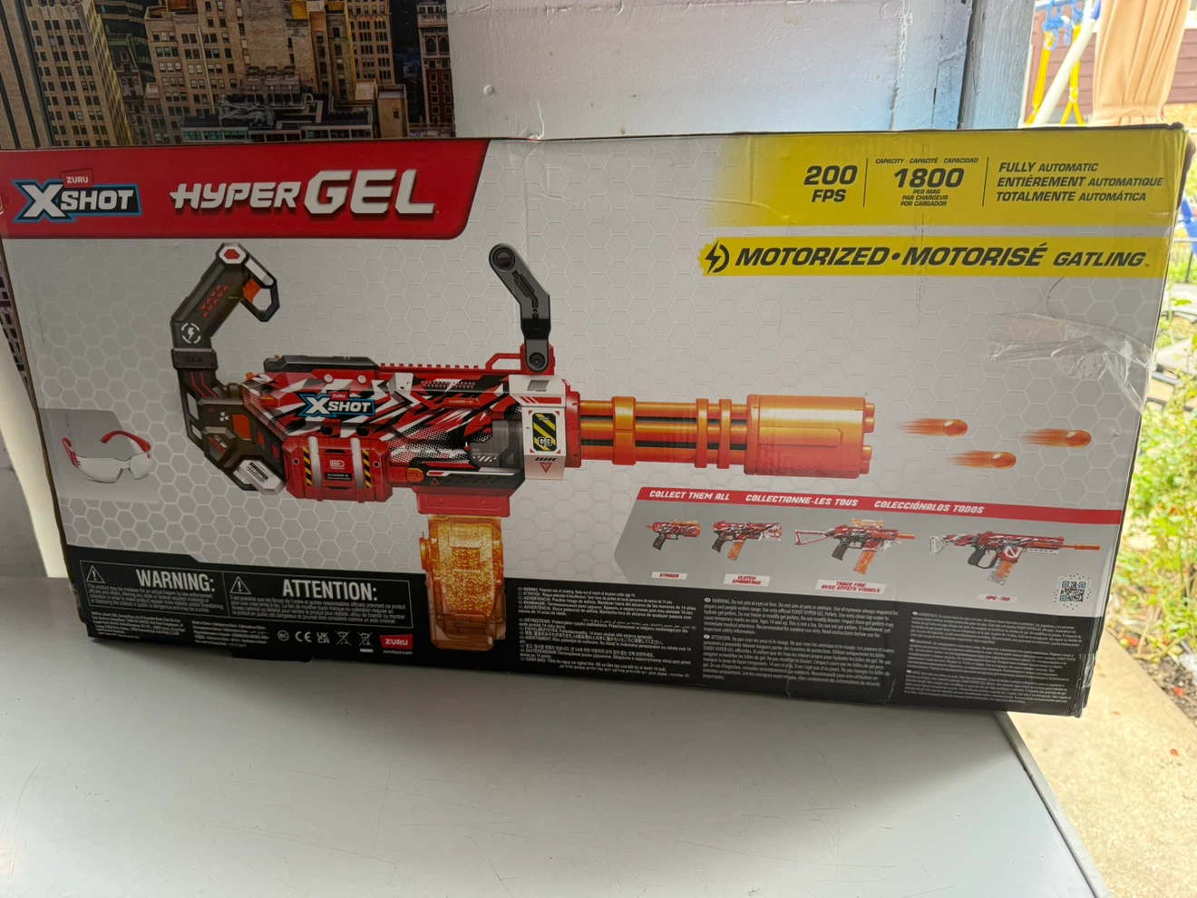 ZURU X-Shot Hyper Gel Motorized Gatling Blaster - photo 2