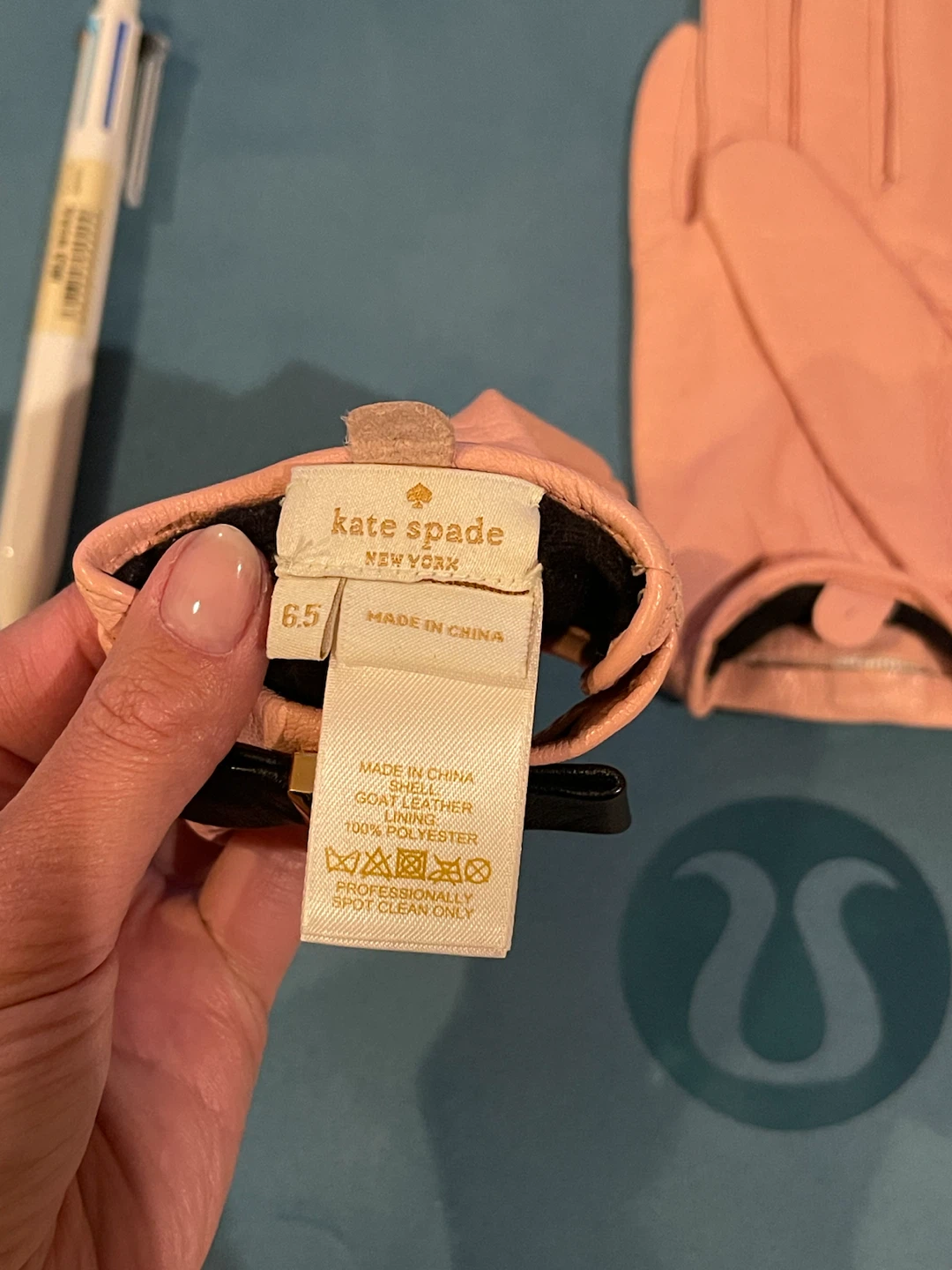 Kate Spade Pink Leather Bow Gloves - photo 2