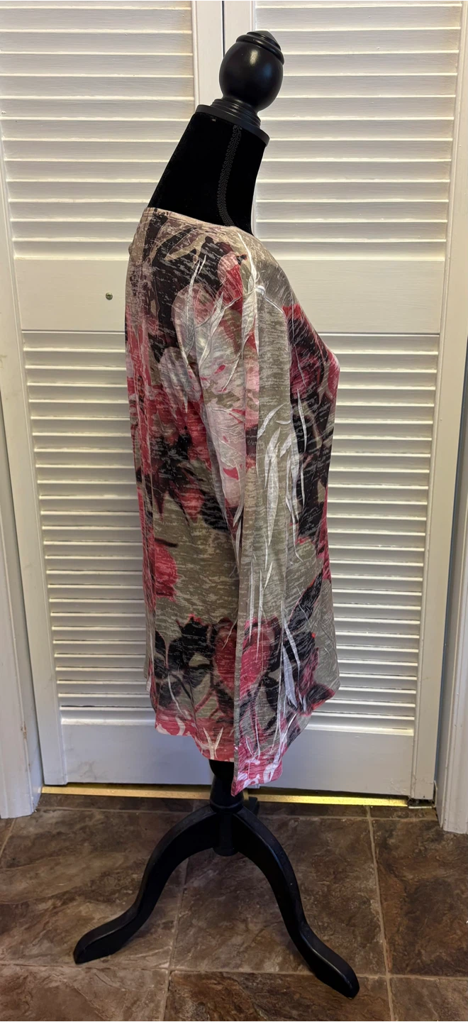 ✨✨Cleo Floral Long Sleeve Top XL - photo 4