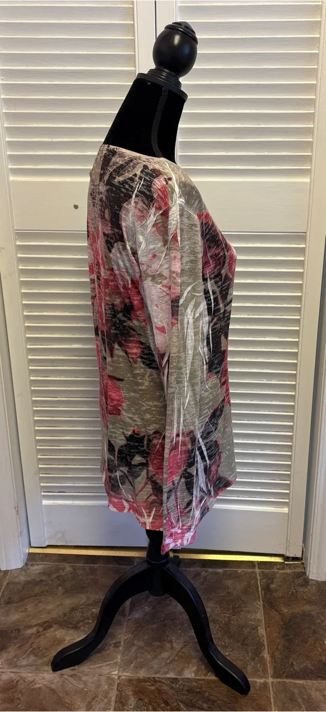 ✨✨Cleo Floral Long Sleeve Top XL - photo 4