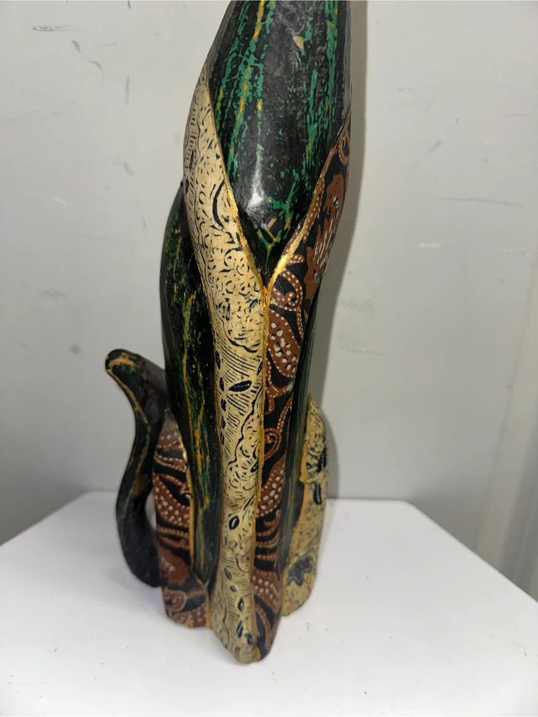 Tall Wood Cat Decor - photo 3