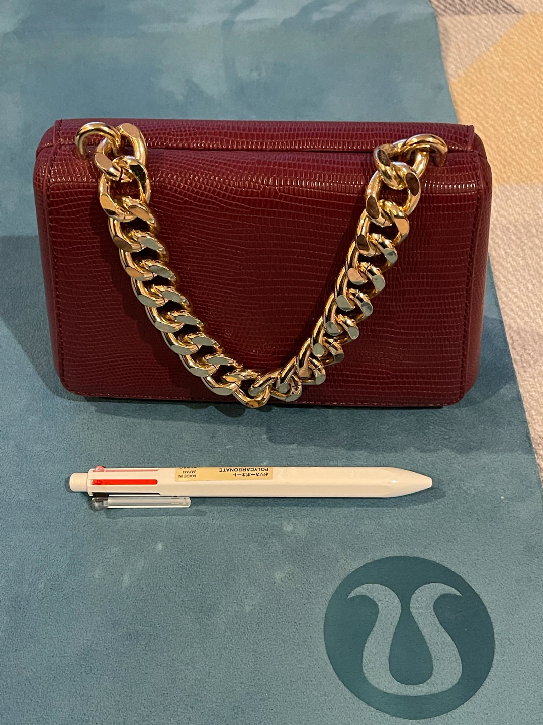 Madison West burgundy crossbody bag