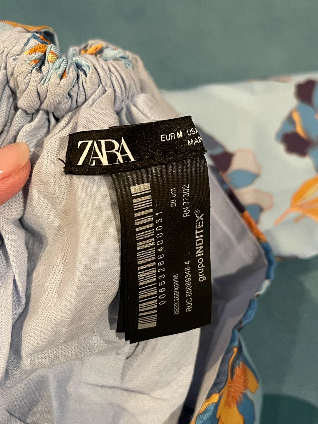 Zara Floral Print Head Scarf - photo 2