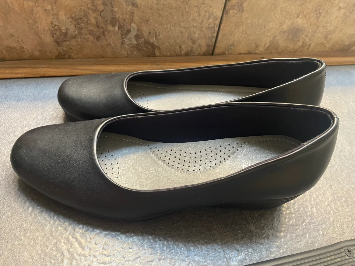 Black Wedge Shoes (Formal or Casual)