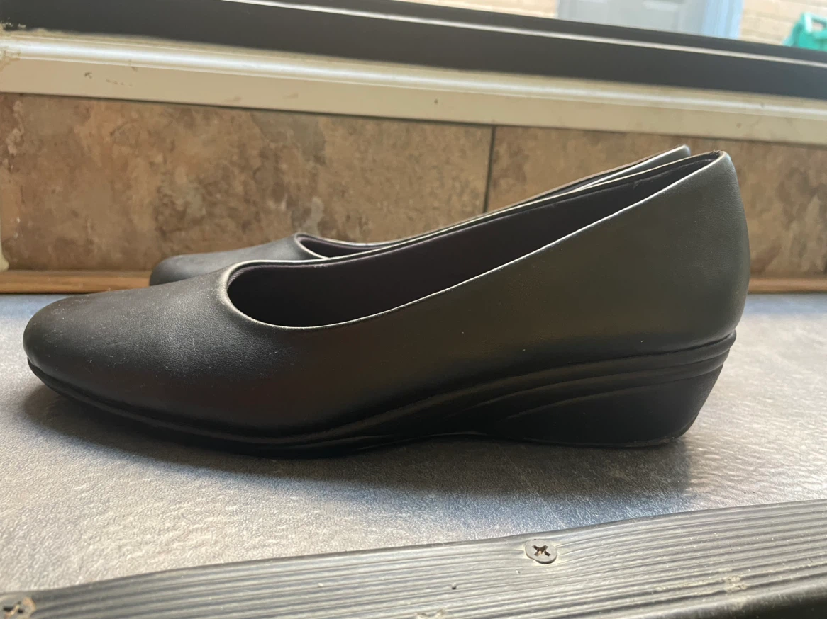 Black Wedge Shoes (Formal or Casual) - photo 4