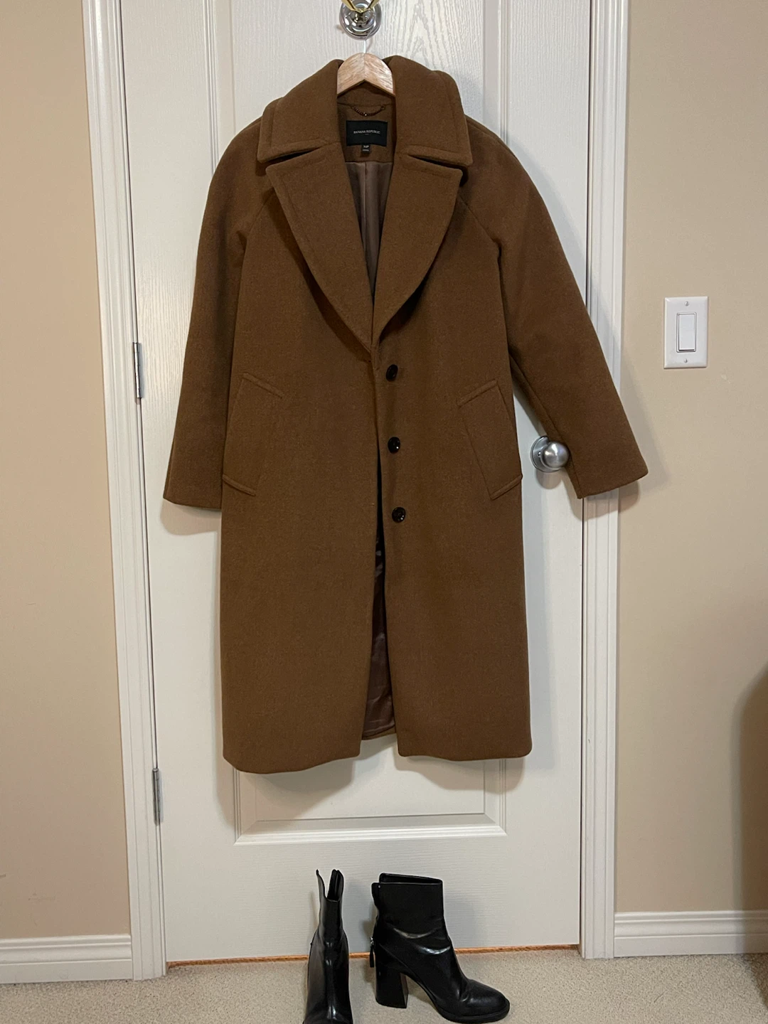 Banana Republic Camel Colored Long Coat - photo 2