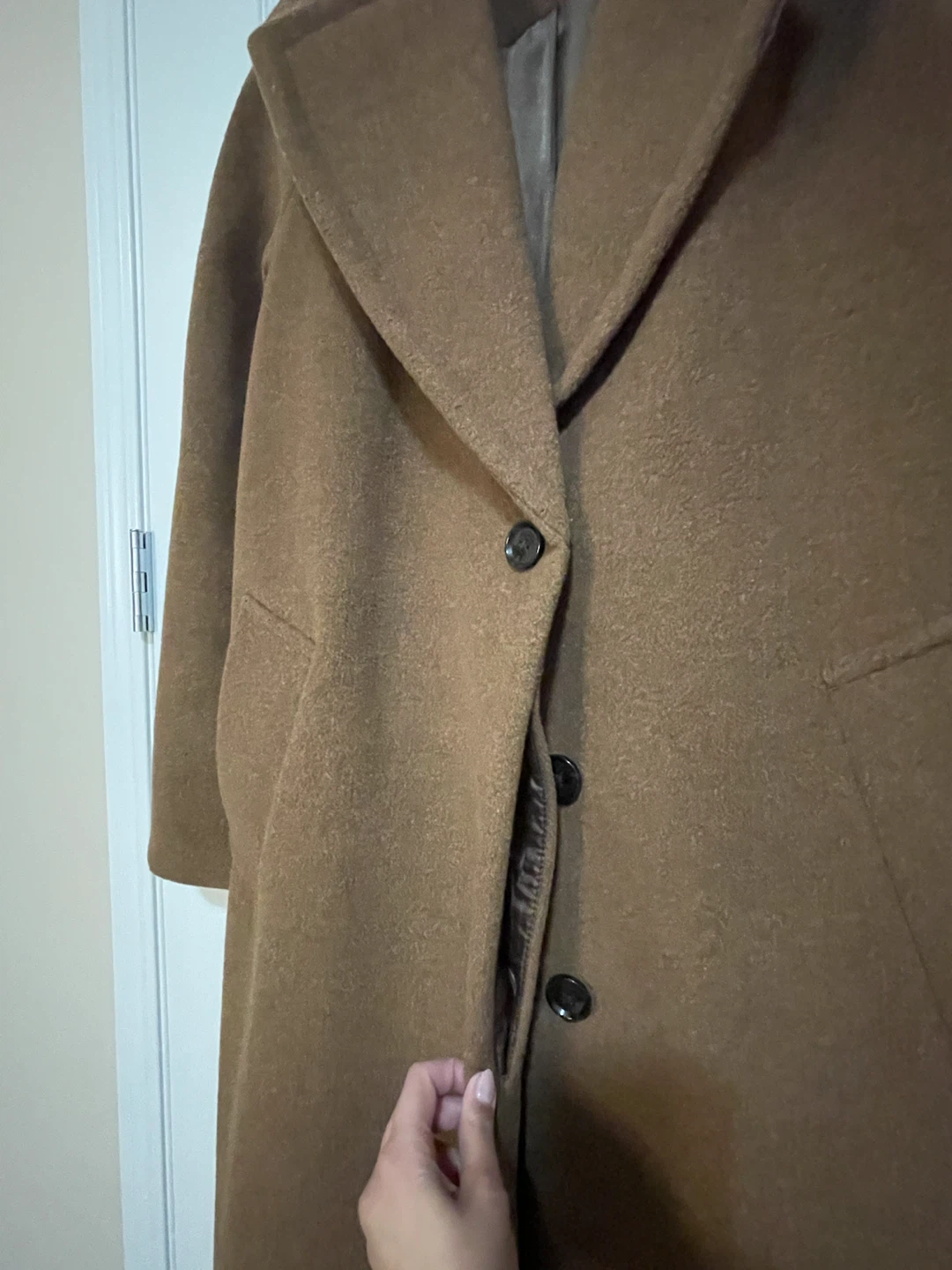 Banana Republic Camel Colored Long Coat - photo 3