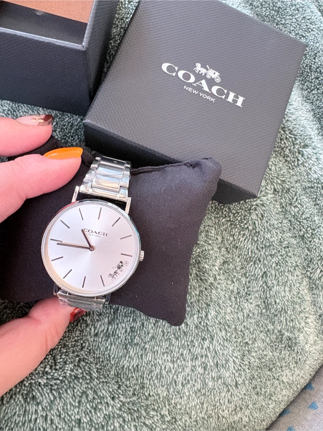 Coach Silver-Tone Women's Watch