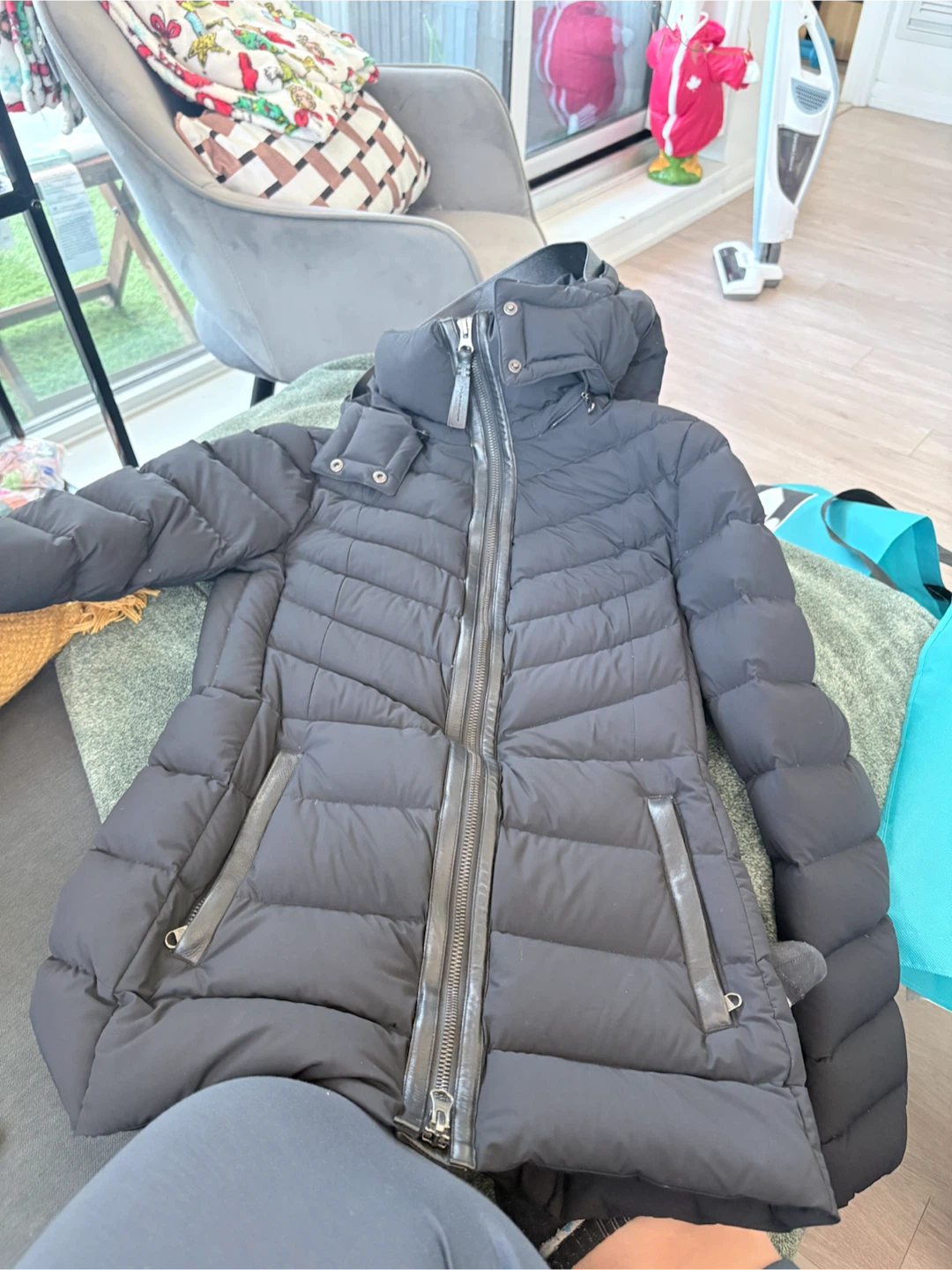 Mackage Black Down Jacket