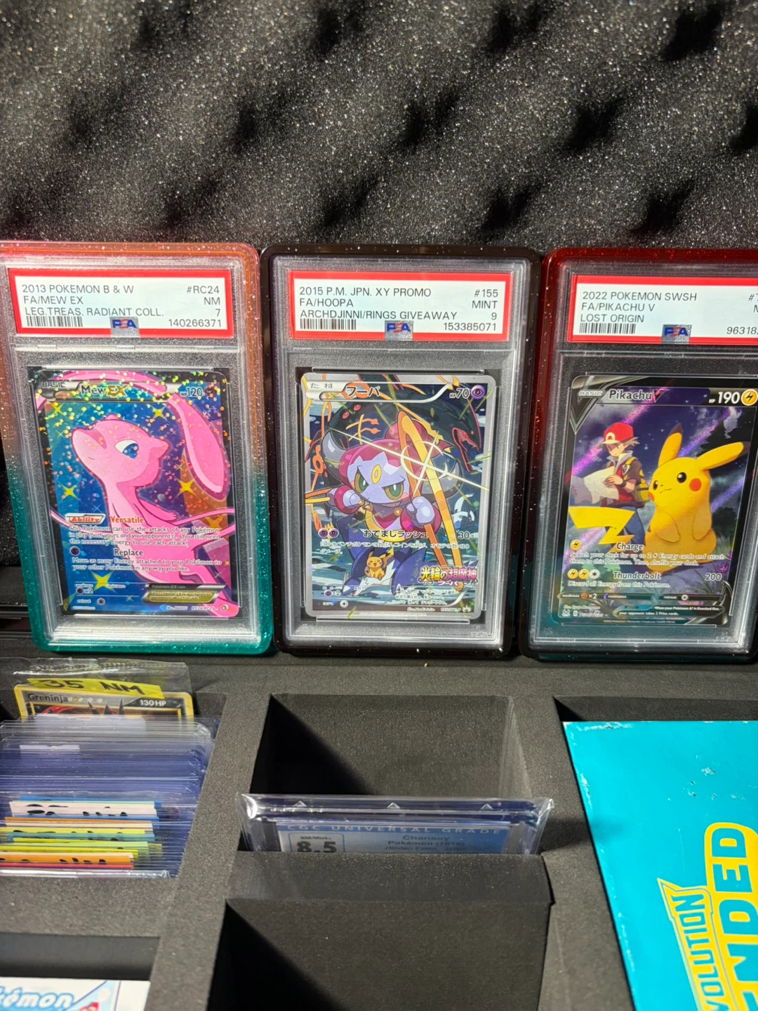 Assorted PSA Graded Pokémon Trading Cards