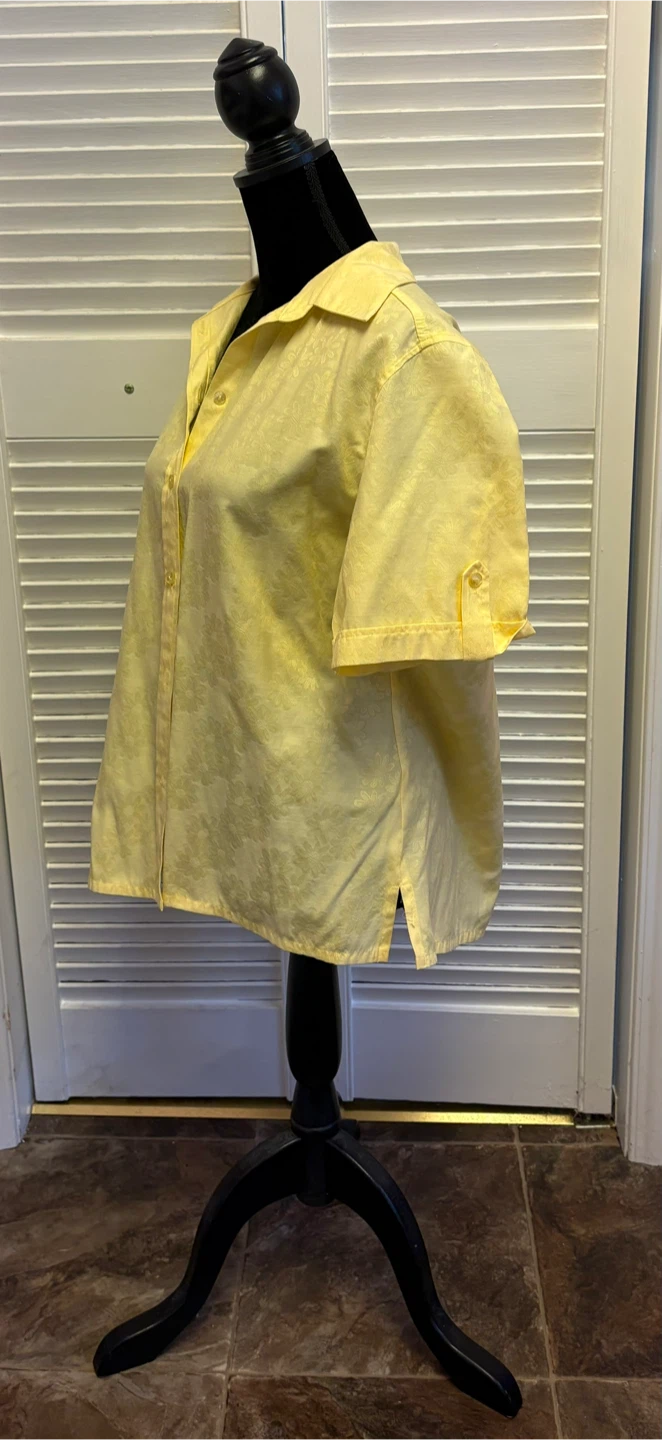 ✨✨Alia Yellow Floral Pattern Shirt - photo 2