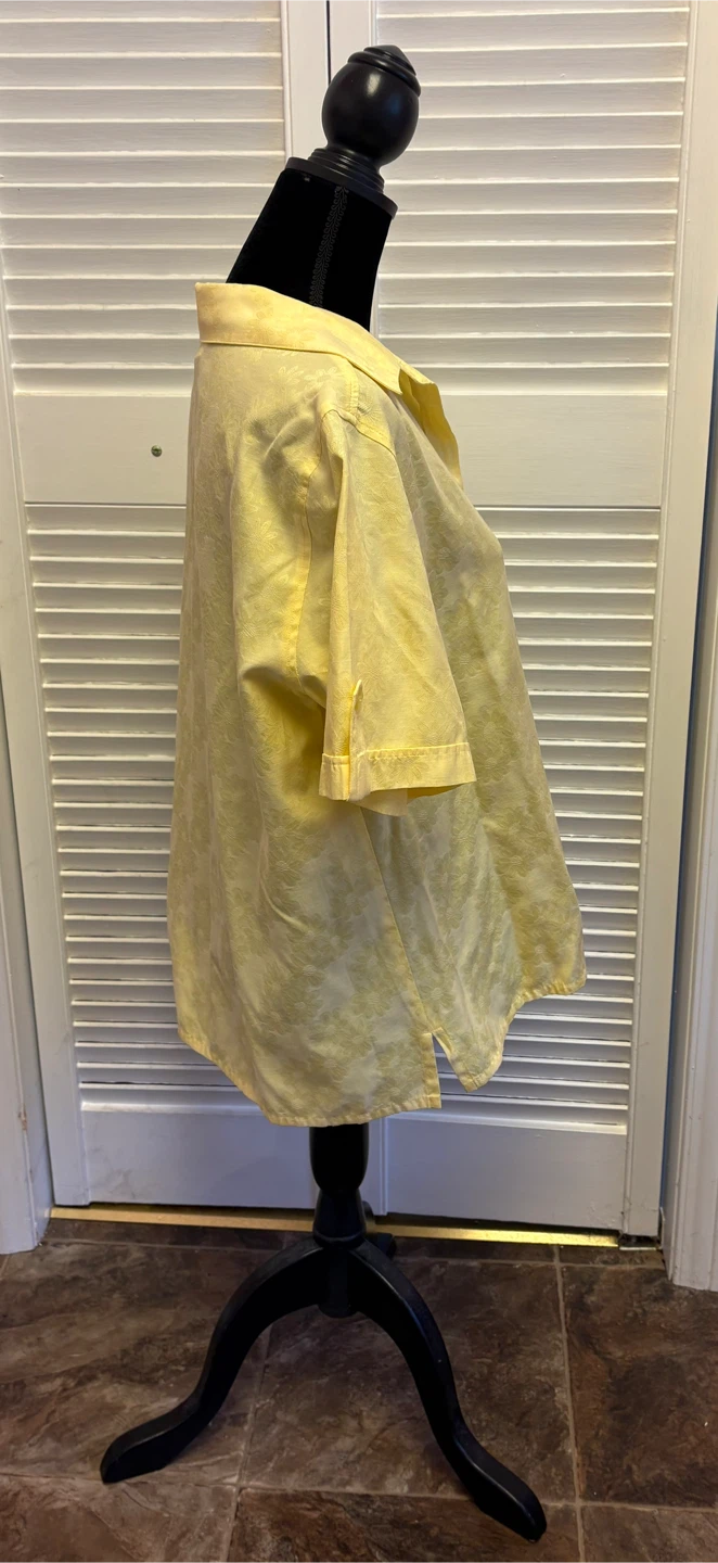 ✨✨Alia Yellow Floral Pattern Shirt - photo 4
